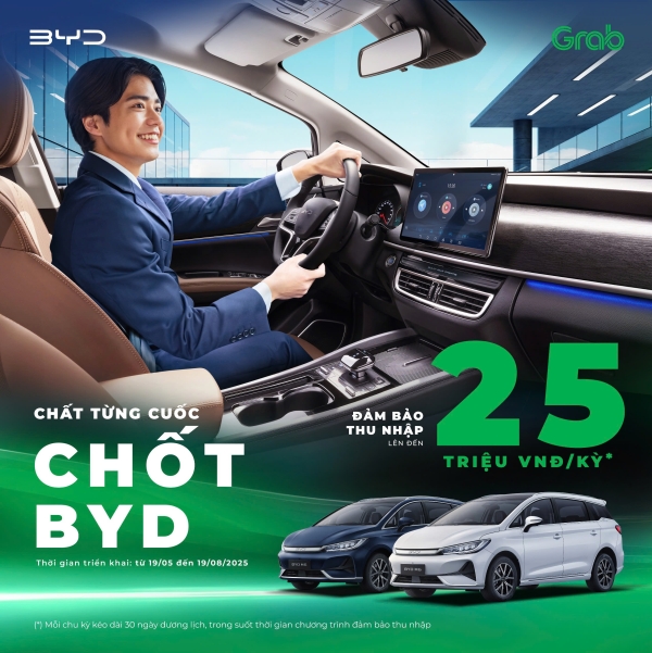 Chương Trình Hợp Tác Giữa BYD Việt Nam & Grab Việt Nam 2025